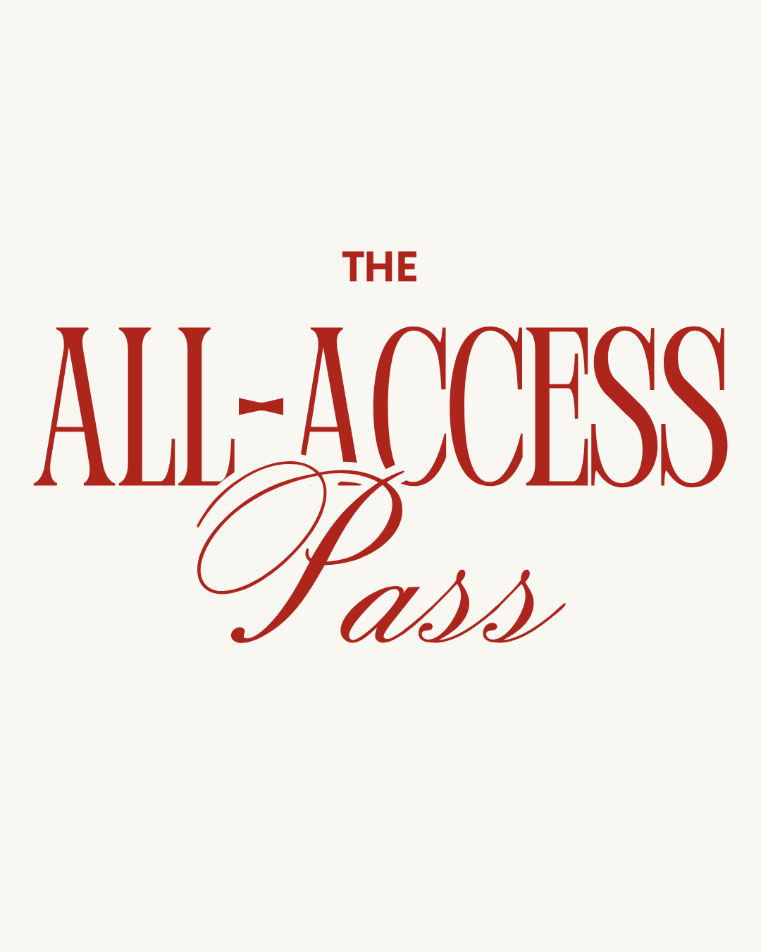 Crystal + Brandy + Ally — The All-Access Pass